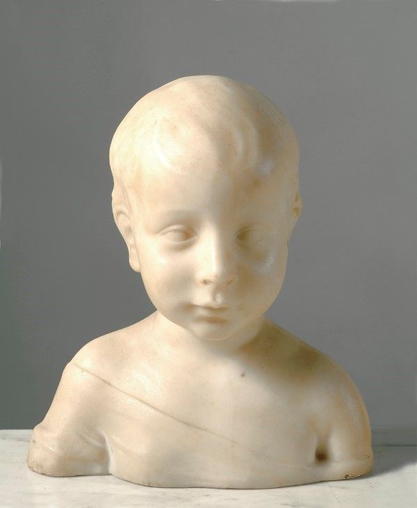 Anonimo, XIX sec. - Busto di fanciullo