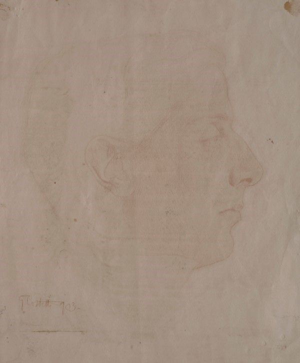 Giovanni Costetti - Profilo Virile