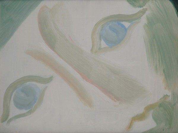 Virgilio Guidi : Figura  (1967)  - Olio su tela - Asta ASTA A TEMPO - Autori dell'800-900, Moderni e Contemporanei, Grafica ed Edizioni - I - Galleria Pananti Casa d'Aste