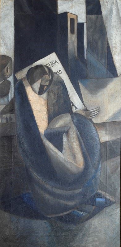 Antonio Marasco : Figure  - Oil painting on canvas - Auction Modern and Contemporary art - III - Galleria Pananti Casa d'Aste