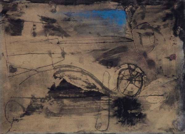 Alberto Burri : Composizione  - Tempera su cartoncino - Auction Arte Contemporanea, Grafica ed Edizioni - I - Galleria Pananti Casa d'Aste