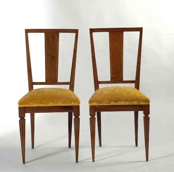 Coppia di sedie  - Auction FURNISHINGS AND OBJECTS - Galleria Pananti Casa d'Aste