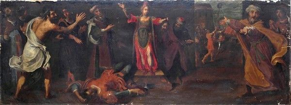 Scuola Toscana, XVI sec. - Giuditta e Oloferne