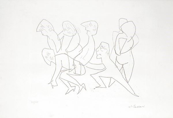 Mino Maccari - Figure