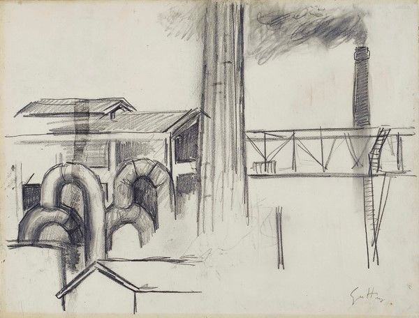 Renato Guttuso - Fabbrica