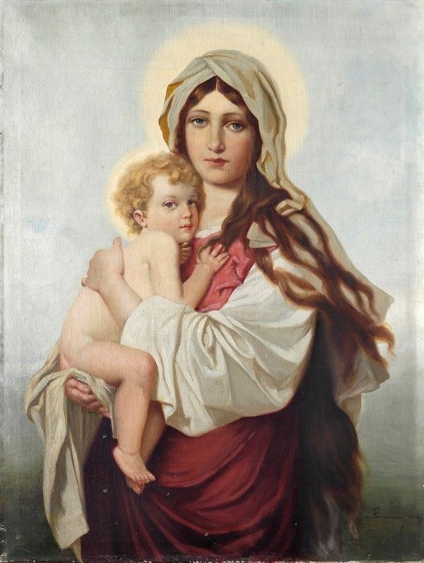 Anonimo, Prima Metà XX Sec. - Madonna con Bambino