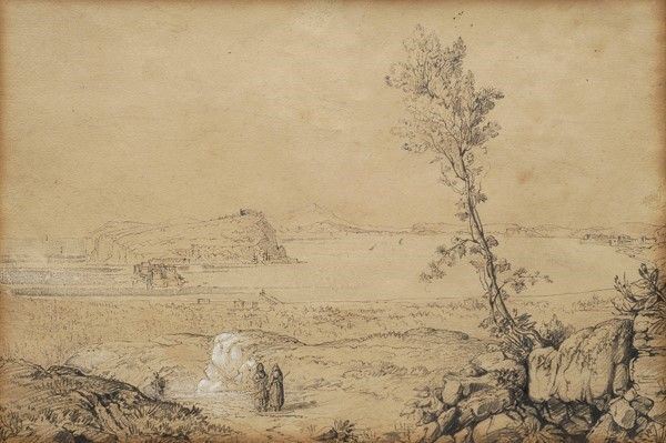 Anonimo, XIX sec. - Il golfo di Pozzuoli