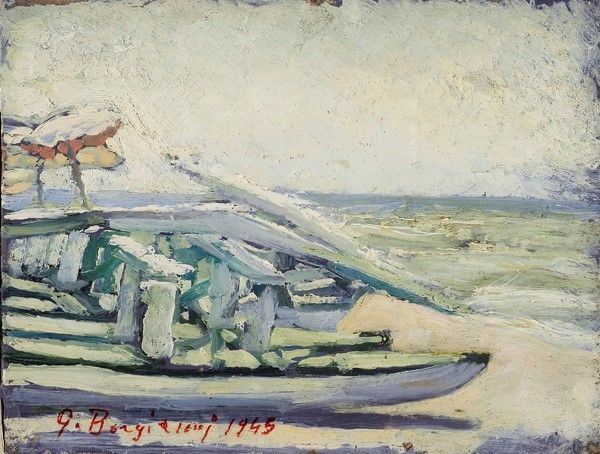 Guido Borgianni - Patini sulla spiaggia