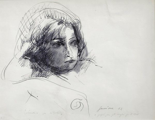 Piero Guccione - Studio di Ritratto
