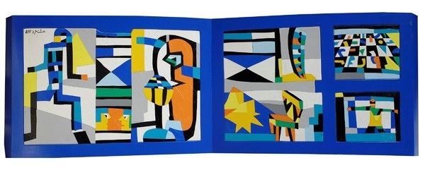 Ugo Nespolo : Ex Libris modern design  - Acrilici su legno - Auction Arte Moderna e Contemporanea Grafica ed Edizioni - Galleria Pananti Casa d'Aste