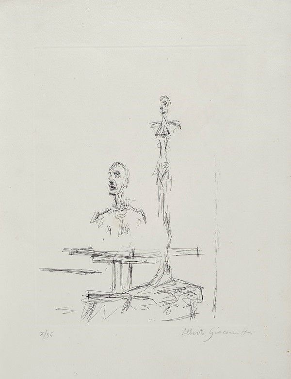 Alberto Giacometti - Dans L'atelier (da Paroles Peintes)