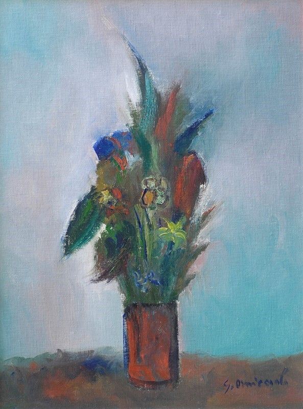 Giovanni Omiccioli - Vaso con Fiori