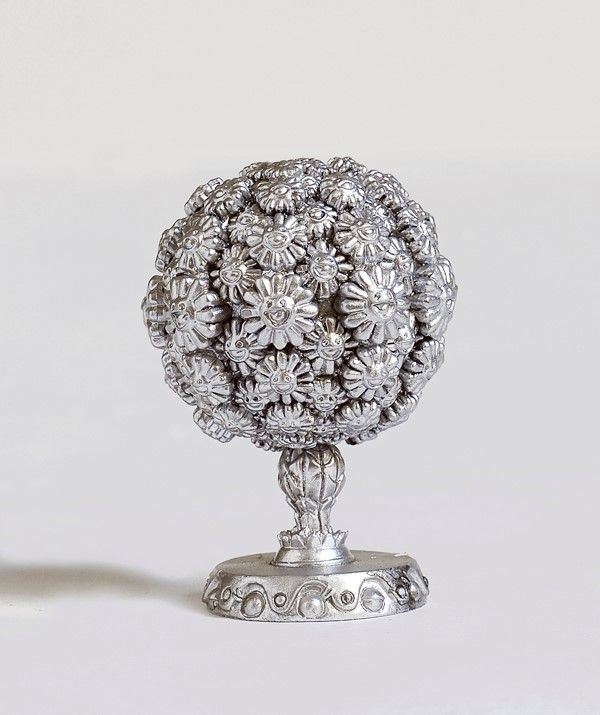 Takashi Murakami - Flower Ball / Silver