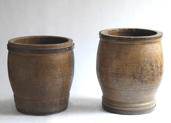Coppia di grandi conche da olio  - Asta Antiquariato - Galleria Pananti Casa d'Aste