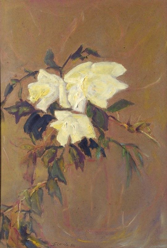 Anonimo, XX sec. - Rose gialle