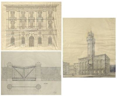 Tre Disegni di Architetture