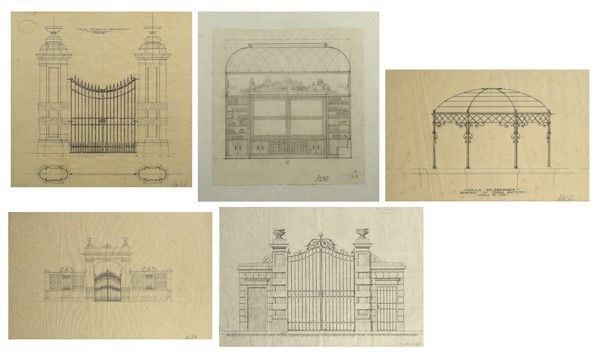 Progetti architettonici  - Auction Antiquariato - Galleria Pananti Casa d'Aste
