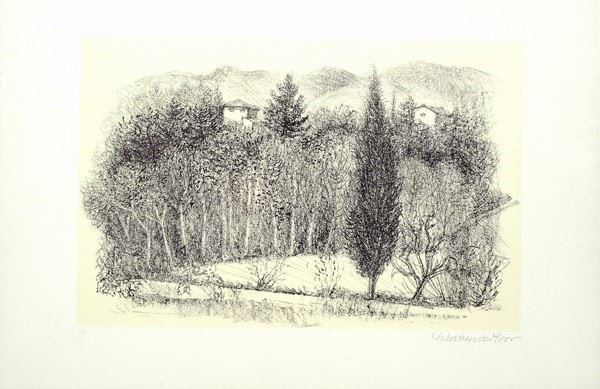 Christian De Moor - Paesaggio toscano