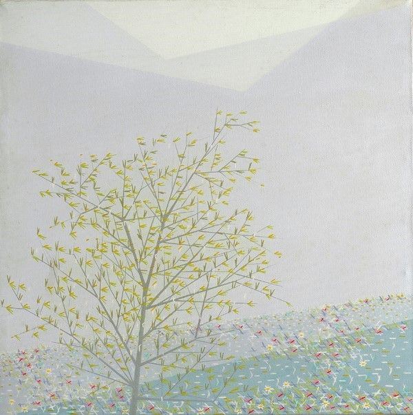 Silvano Morandi : Primavera  (1985)  - Olio su tela - Auction ASTA A TEMPO - Autori dell'800-900, Moderni e Contemporanei, Grafica ed Edizioni - I - Galleria Pananti Casa d'Aste