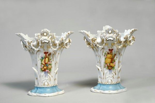 Due vasi  - Asta Opere scelte dell'ottocento italiano da collezioni private - I - Galleria Pananti Casa d'Aste