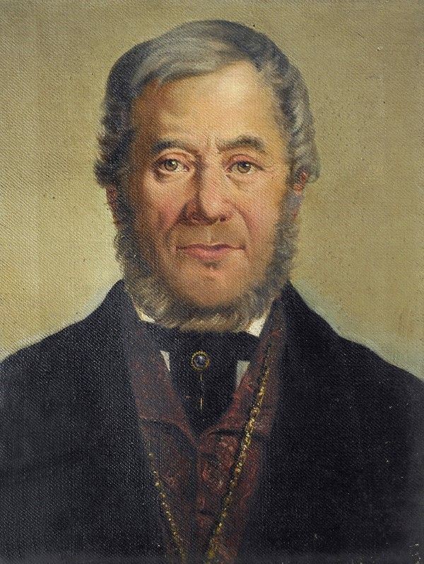 Giovanni Benigni : Ritratto di uomo (Giuseppe Daddi)  (1863)  - Olio su tela - Auction Antiquariato - Galleria Pananti Casa d'Aste