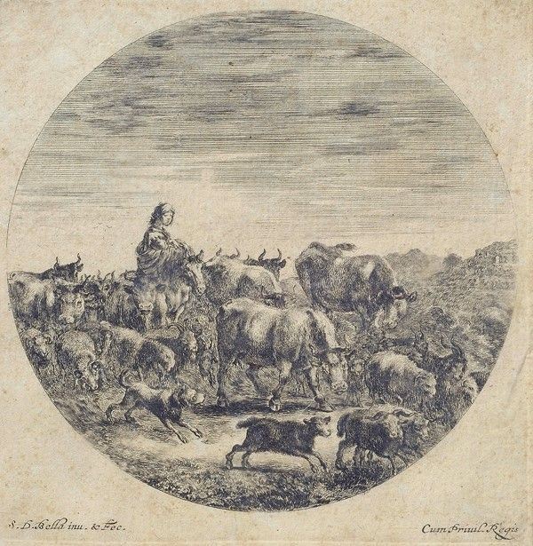 Stefano della Bella - La Mandria