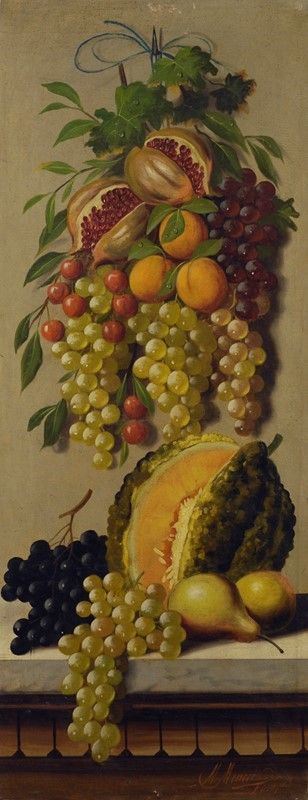 Michelangelo Meucci - Natura morta con zucca