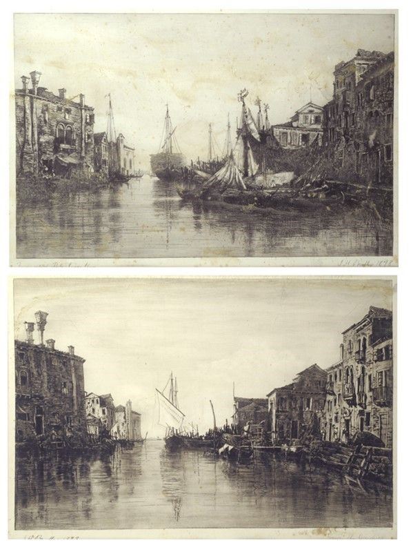 Fondamenta di Ponte Lungo a Venezia; la Giudecca