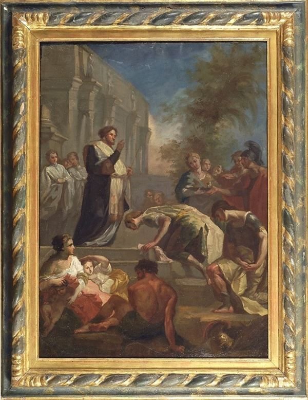 Corrado Giaquinto - San Nicola che benedice i guerrieri
