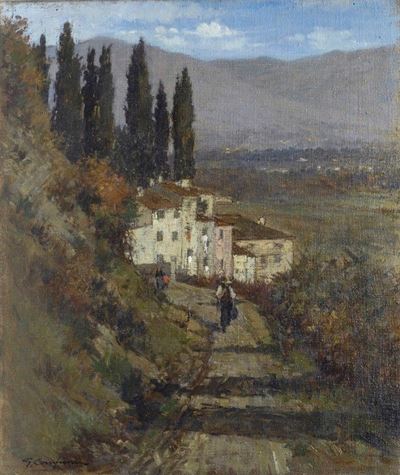 Paese con Figure