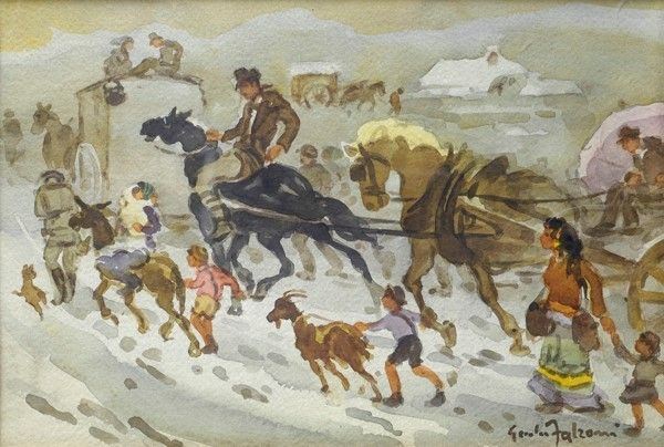 Giulio Falzoni - Zingari in marcia