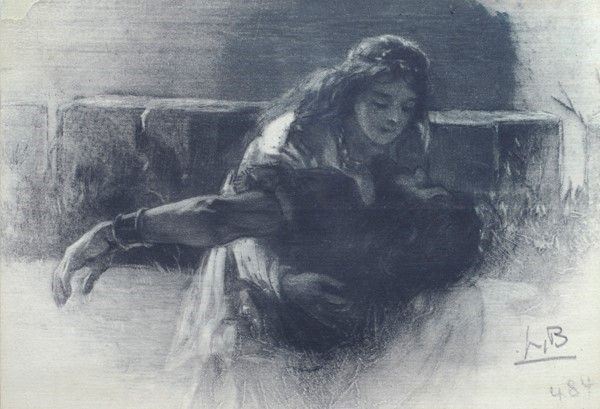 Lionello Balestrieri - Bacio