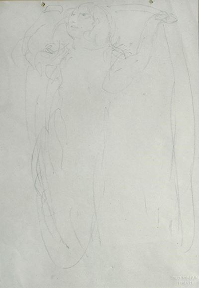 Figura di Donna con Mantello