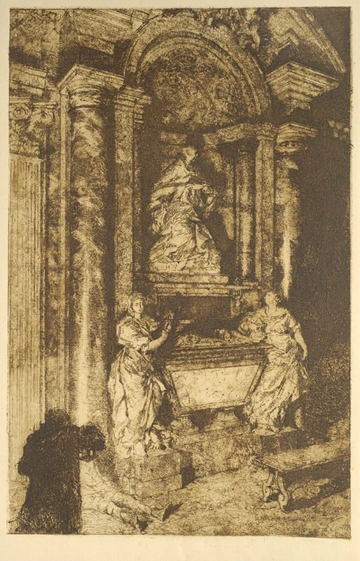 Anonimo, XIX Sec. - Interno di Chiesa