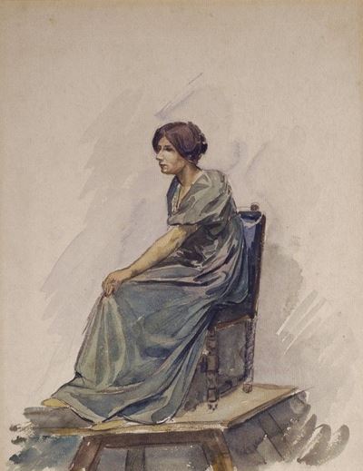 Modella Seduta