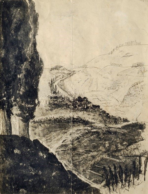 Anonimo, XX sec. - Paesaggio