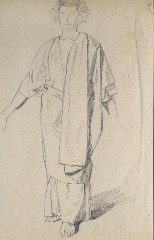 Lionello Balestrieri - Figura con tunica