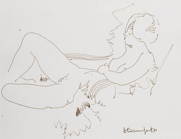 L. Bonafedi - Nudo Seduto