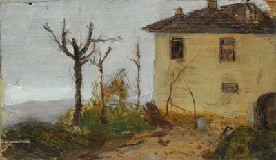 Paesaggio - Fondo del Cofanetto Riccomanni