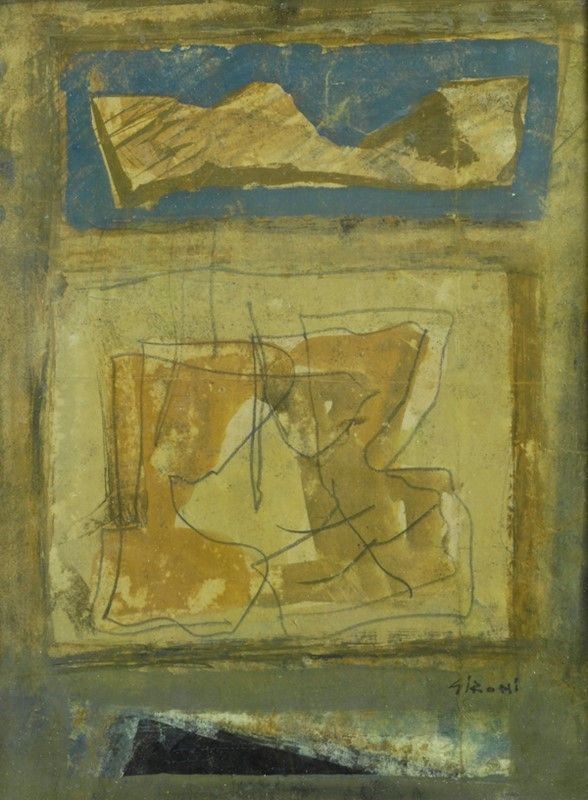 Mario Sironi - Composizione con montagna