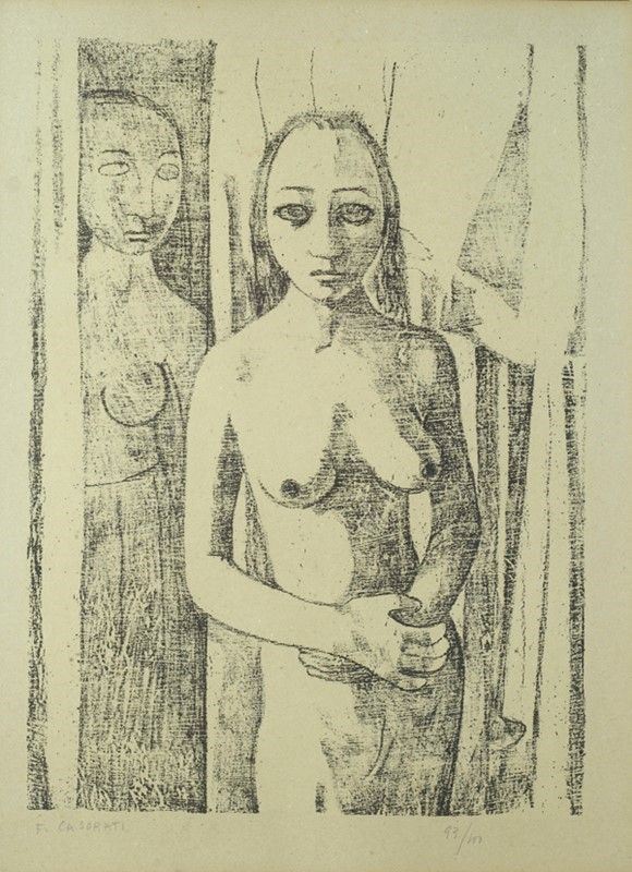 Felice Casorati : Nudi  - Litografia - Auction Arte Moderna e Contemporanea Grafica ed Edizioni - Galleria Pananti Casa d'Aste