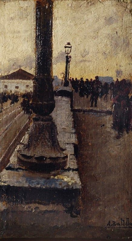 Attilio Pratella - Scorcio di Napoli