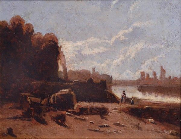 Serafino De Tivoli - Veduta della Senna