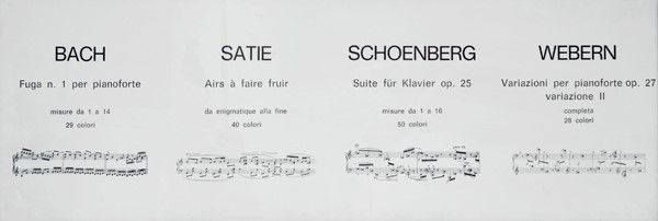 Luigi Veronesi - Bach, Satie, Schenberg, Webern