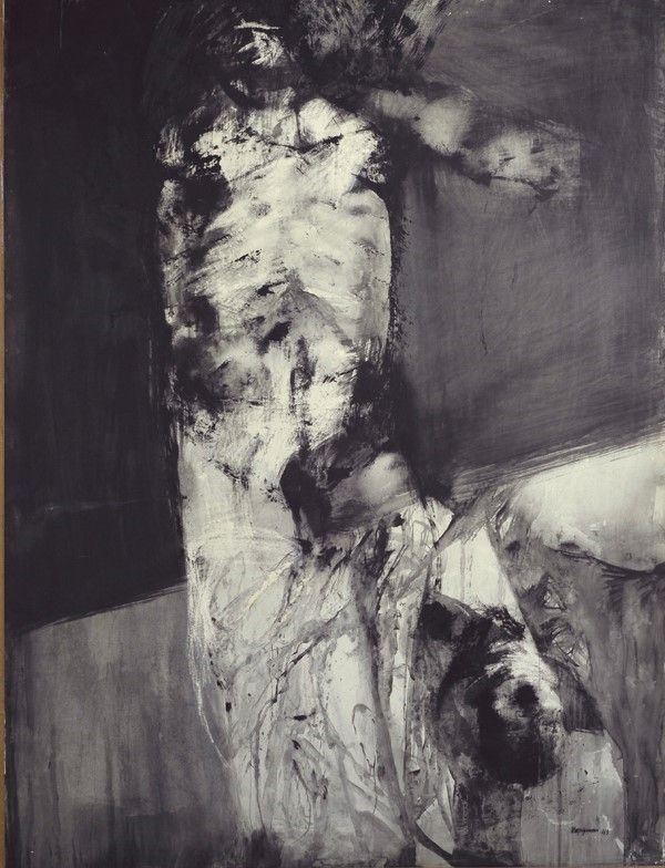 Lorenzo Vespignani : Anatomia  (1963)  - Tecnica mista su tela - Asta Arte Moderna e Contemporanea Grafica ed Edizioni - Galleria Pananti Casa d'Aste