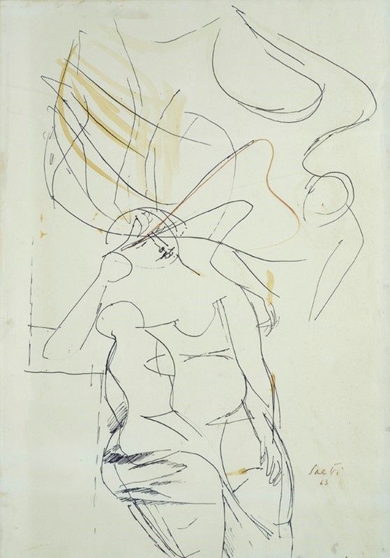 Bruno Saetti - Figure e Angelo