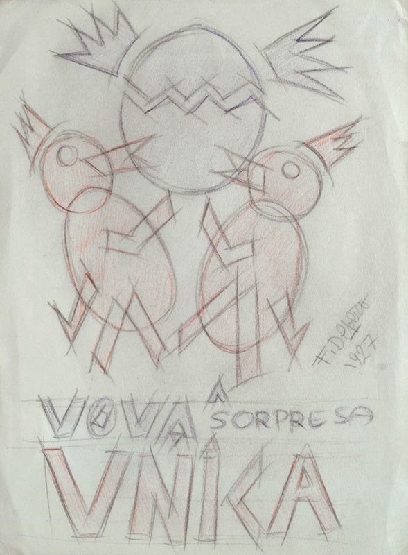 Fortunato Depero - Uova a sorpresa unica