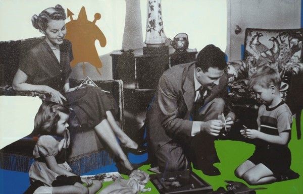 Laura Palmieri : L'unità dell'ipocrisia  (2005)  - Tecnica mista su tela - Asta Arte Moderna e Contemporanea Grafica ed Edizioni - Galleria Pananti Casa d'Aste