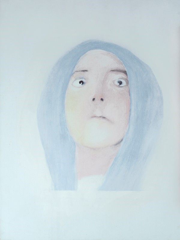 Vanessa Beecroft : Untitled (Bleu)  (1994)  - Acrilico su tela - Auction Arte Moderna e Contemporanea Grafica ed Edizioni - Galleria Pananti Casa d'Aste