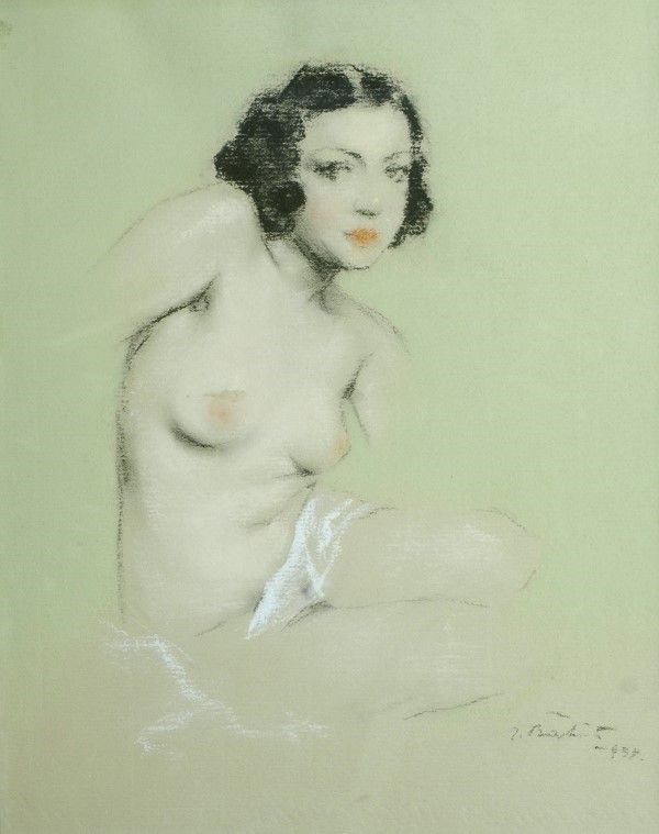 Anonimo, XX sec. - Nudo di donna